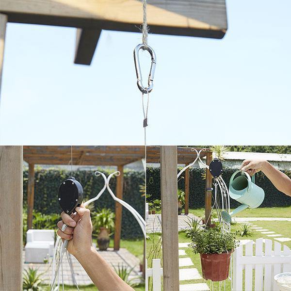 2 Peças de Gancho para Vaso Suspenso - A Maneira Mais Fácil de Cuidar de Plantas Suspensas! - TOOLS SMD