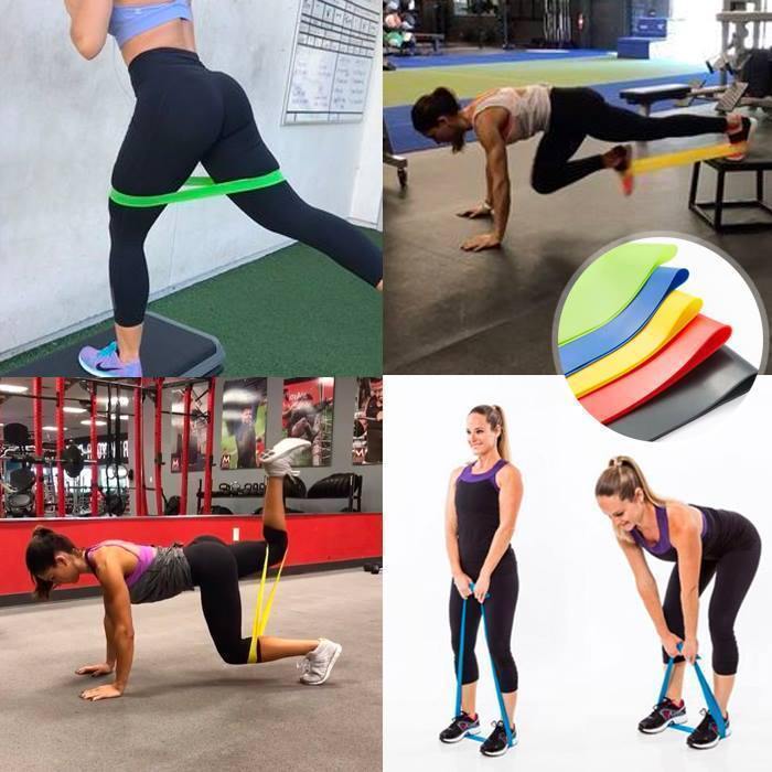 5 Peças de Elástico de Resistencia Fitness - TOOLS SMD