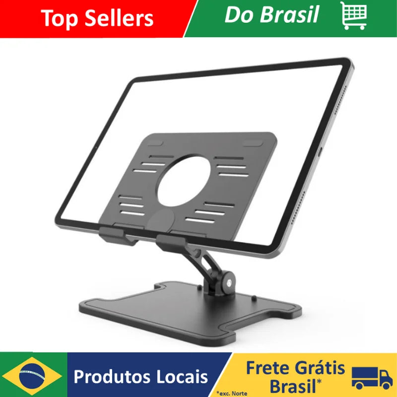 Suporte Universal de Mesa Para Smartphones e Tablet Ajustável